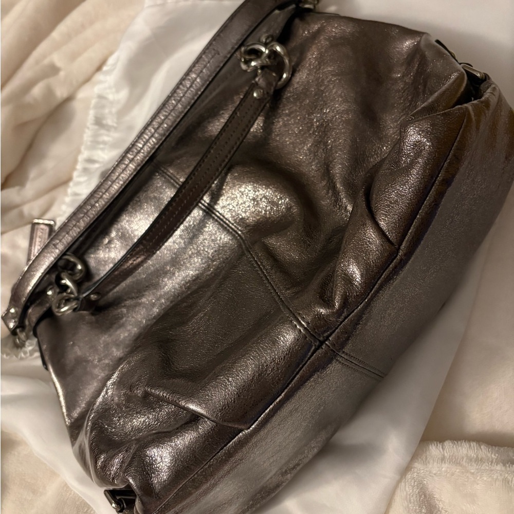 COACH /LTR Brooke Handbag SV/Pewter..Purse only!! Accessories sold separately.